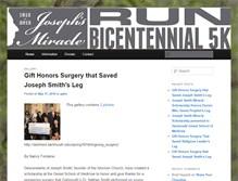 Tablet Screenshot of josephsmiraclerun.com